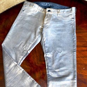 Express Coated Skinny Jeans